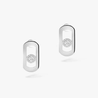 [Renovia Jewelry]So Move Diamond Earrings in Yellow Gold