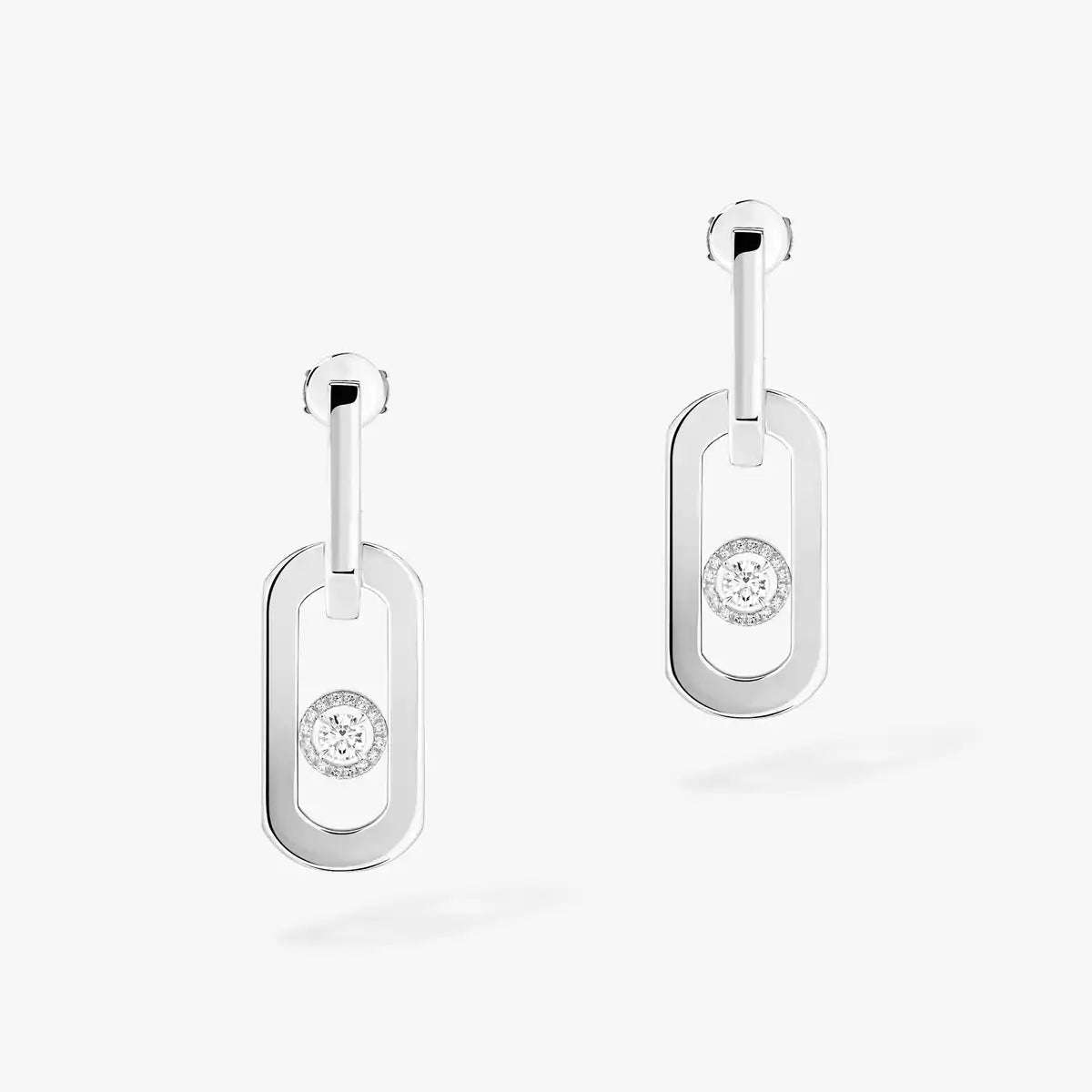 [Renovia Jewelry]So Move XL Diamond Pendant Earrings