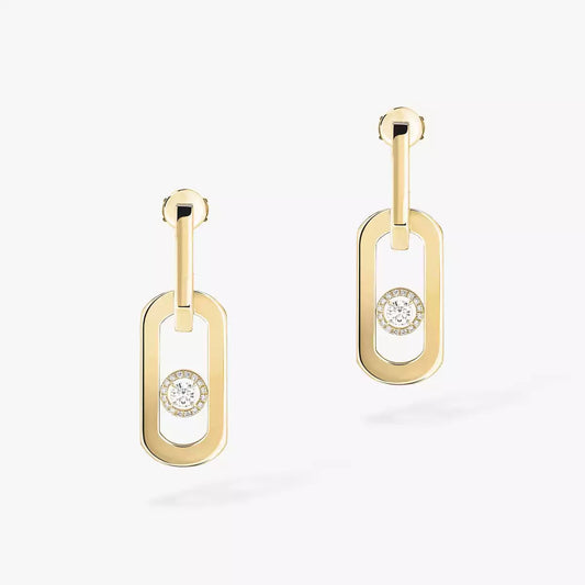 [Renovia Jewelry]So Move XL Diamond Pendant Earrings