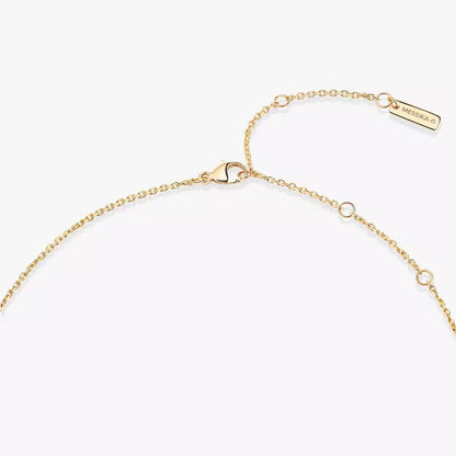 [Renovia Jewelry]Lucky Eye Diamond Necklace in Rose Gold and Turquoise