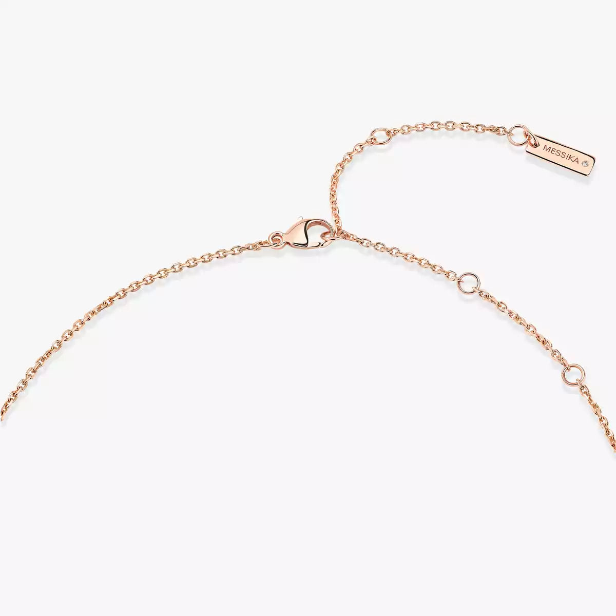 [Renovia Jewelry]Lucky Eye Diamond Necklace in Rose Gold and Turquoise