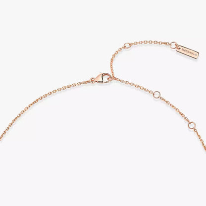 [Renovia Jewelry]Lucky Eye Diamond Necklace in Rose Gold and Turquoise