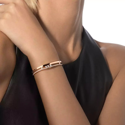 [Renovia Jewelry]Move Romane Diamond Bangle Bracelet