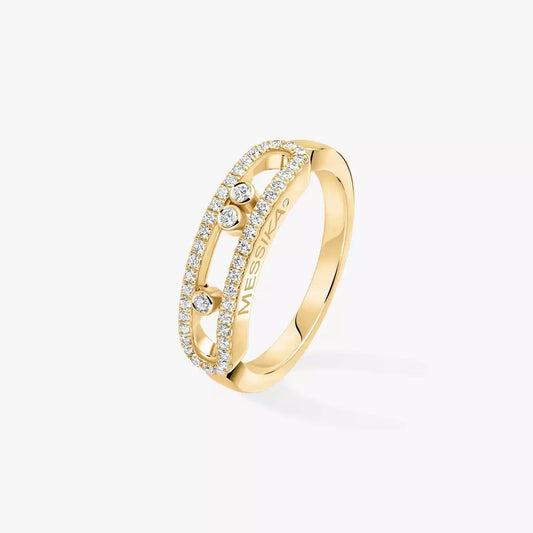 [Renovia Jewelry] Baby Move Gold Diamond Pave_ Ring