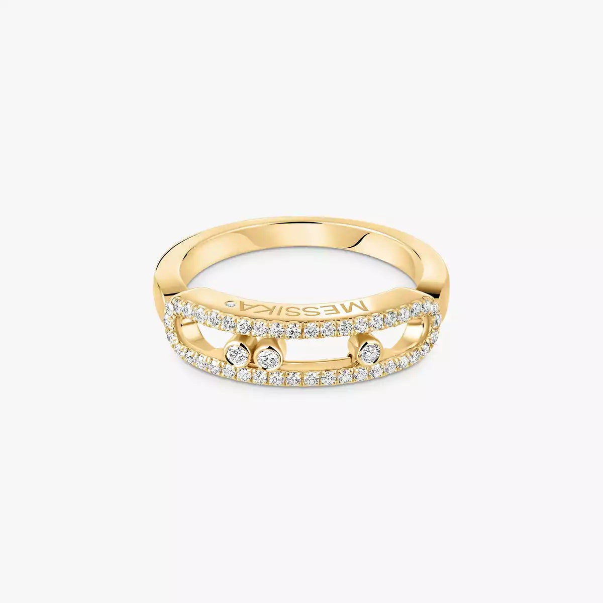 [Renovia Jewelry] Baby Move Gold Diamond Pave_ Ring