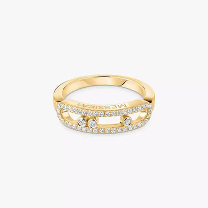 [Renovia Jewelry] Baby Move Gold Diamond Pave_ Ring