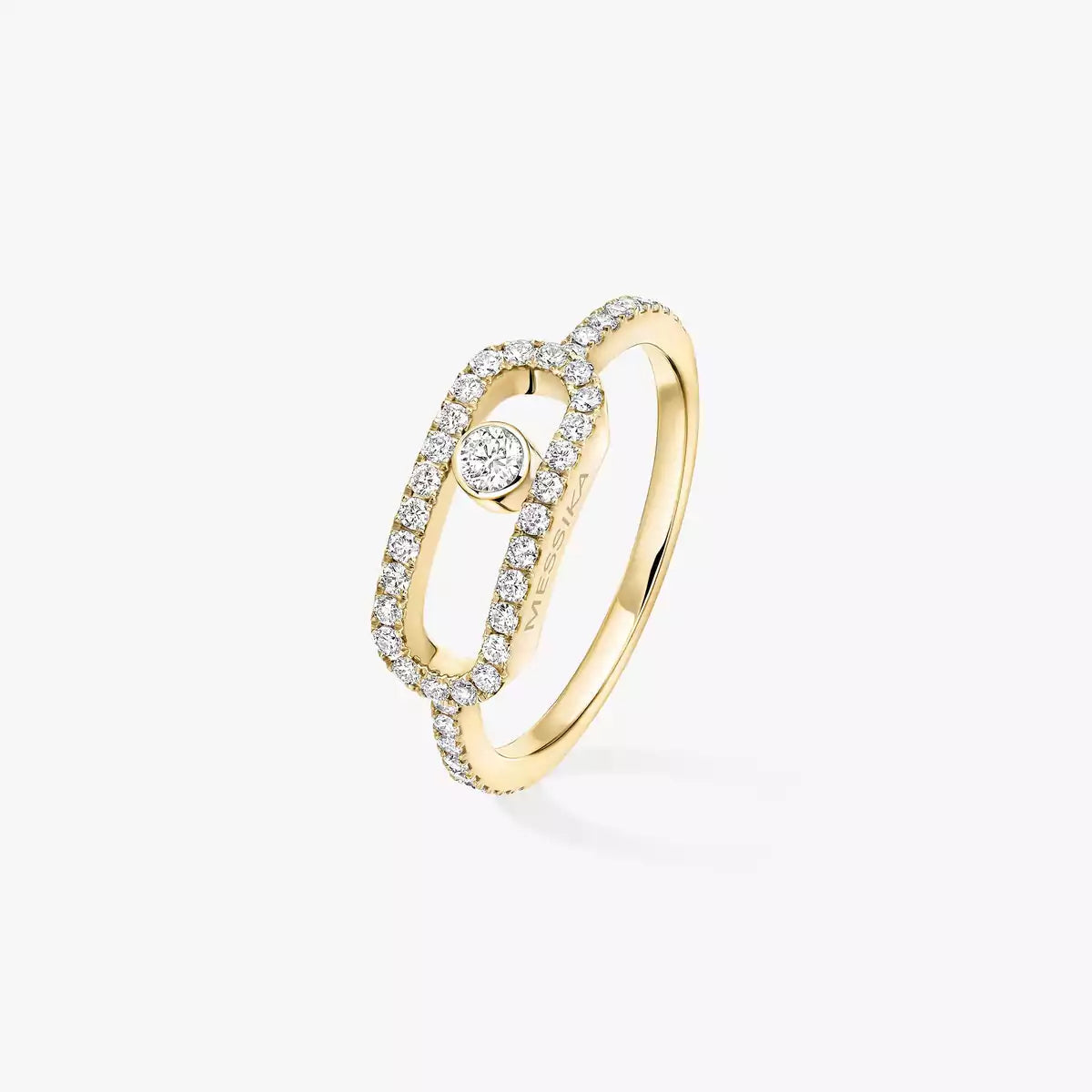 [Renovia Jewelry]Move Uno Diamond Ring in Gold