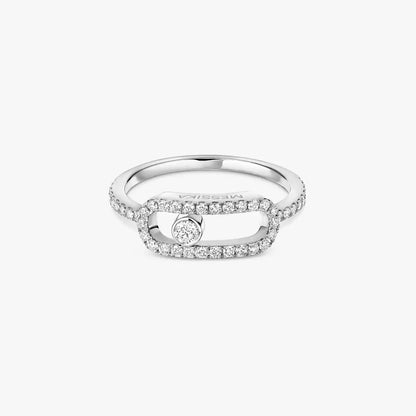 [Renovia Jewelry]Move Uno Diamond Ring in Gold