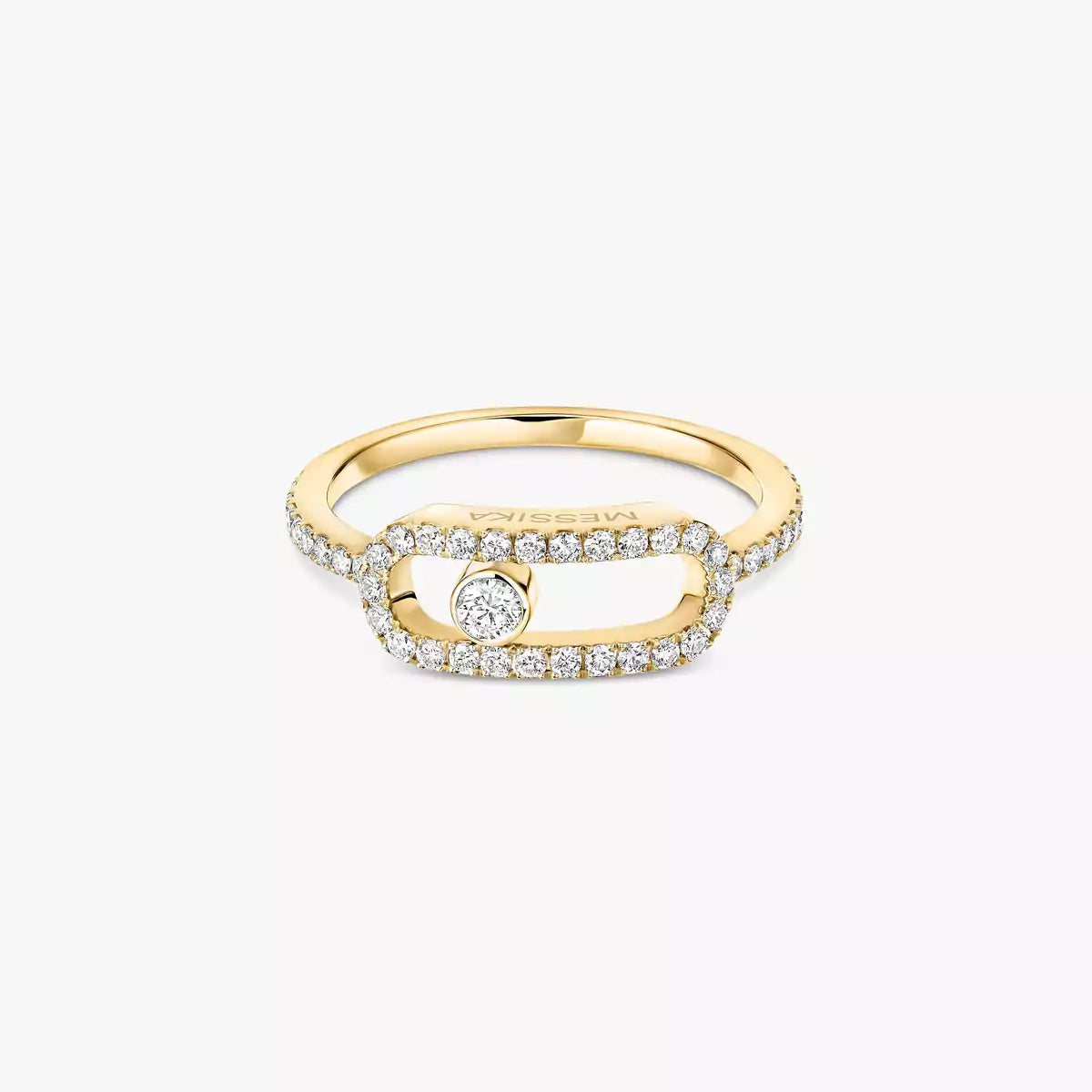 [Renovia Jewelry]Move Uno Diamond Ring in Gold