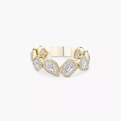 [Renovia Jewelry]Diamond Wedding Ring My Twin