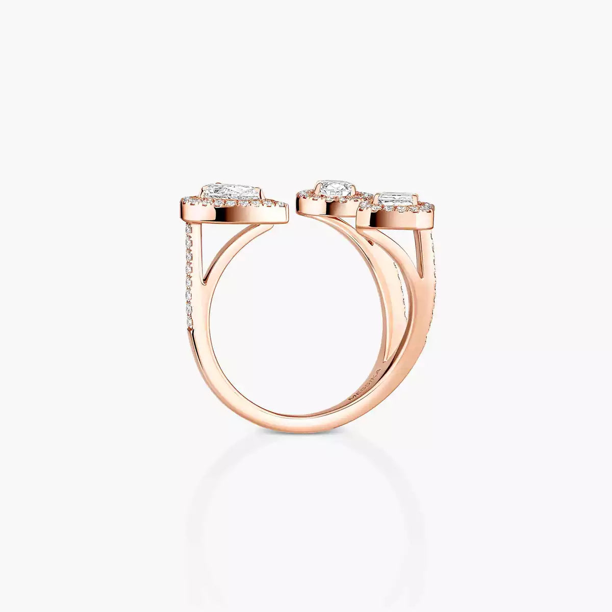 [[Renovia Jewelry] Diamond Ring 0,25ct My Twin Trilogy
