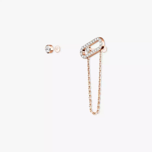 [Renovia Jewelry]Move Uno Diamond Earrings