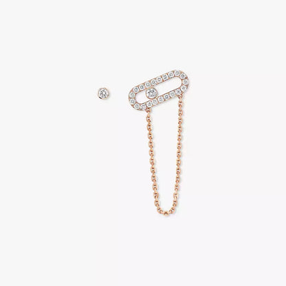 [Renovia Jewelry]Move Uno Diamond Earrings