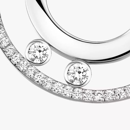 [Renovia Jewelry]Move Romane Small Diamond Hoop Earrings