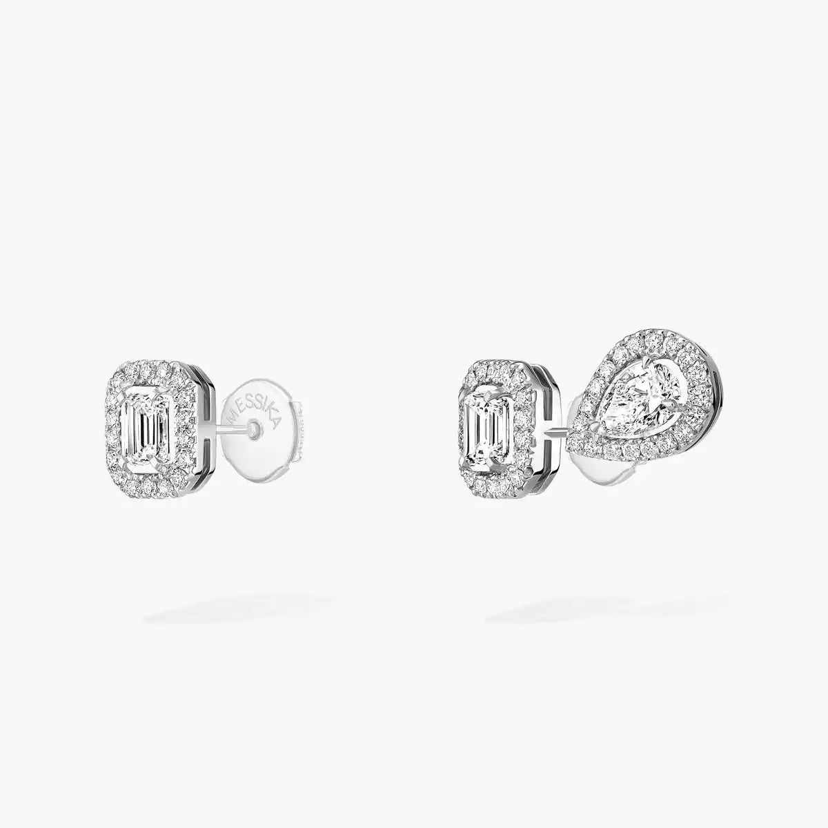 [Renovia Jewelry]Diamond Earrings 0,10ct My Twin 1+2