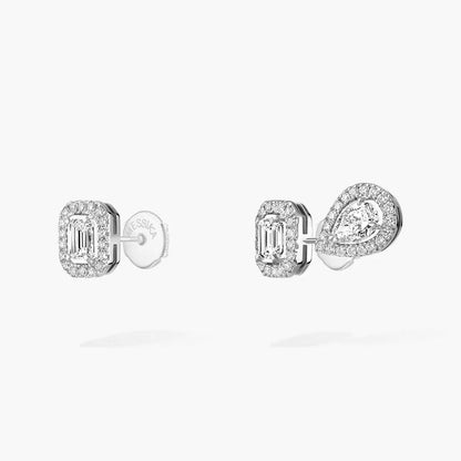 [Renovia Jewelry]Diamond Earrings 0,10ct My Twin 1+2