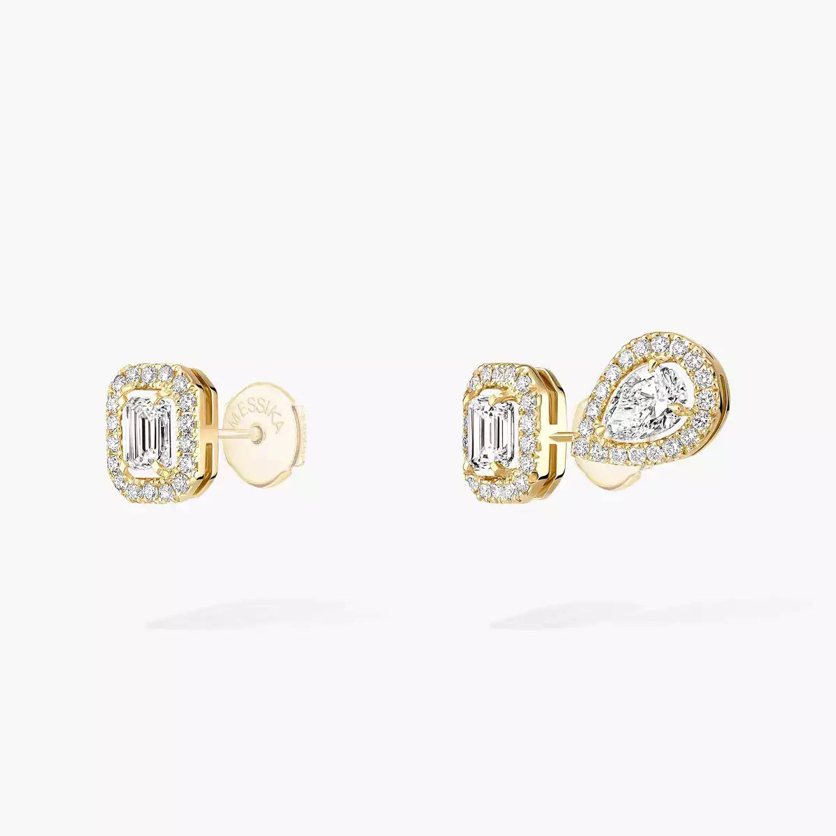 [Renovia Jewelry]Diamond Earrings 0,10ct My Twin 1+2