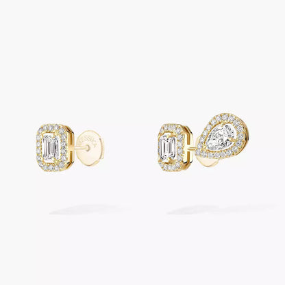 [Renovia Jewelry]Diamond Earrings 0,10ct My Twin 1+2