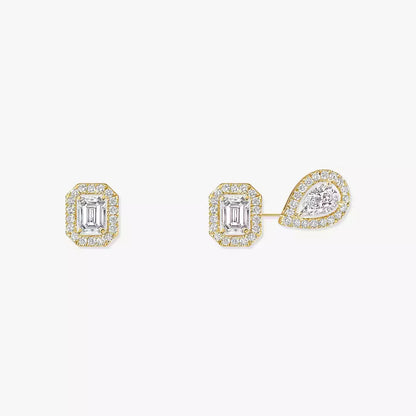 [Renovia Jewelry]Diamond Earrings 0,10ct My Twin 1+2
