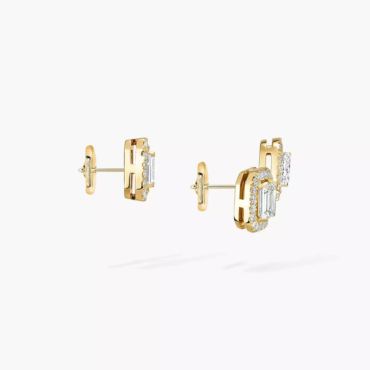 [Renovia Jewelry]Diamond Earrings 0,10ct My Twin 1+2