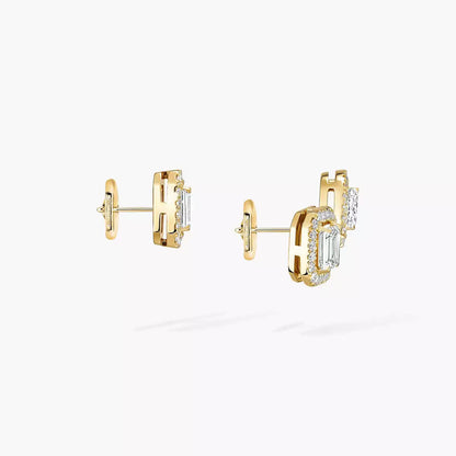 [Renovia Jewelry]Diamond Earrings 0,10ct My Twin 1+2