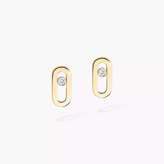[Renovia Jewelry]Move Uno Diamond Stud Earrings