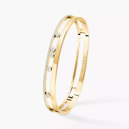 [Renovia Jewelry]Move Romane Diamond Bangle Bracelet