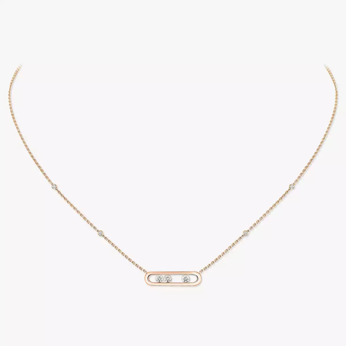 [Renovia Jewelry] Baby Move Gold Diamond Necklace