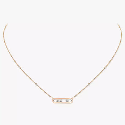 [Renovia Jewelry] Baby Move Gold Diamond Necklace