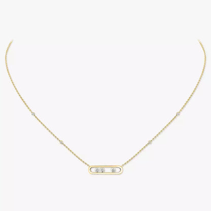 [Renovia Jewelry] Baby Move Gold Diamond Necklace