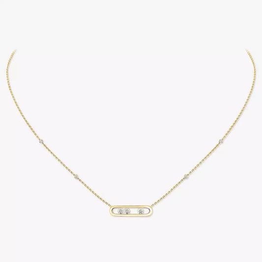 [Renovia Jewelry] Baby Move Gold Diamond Necklace