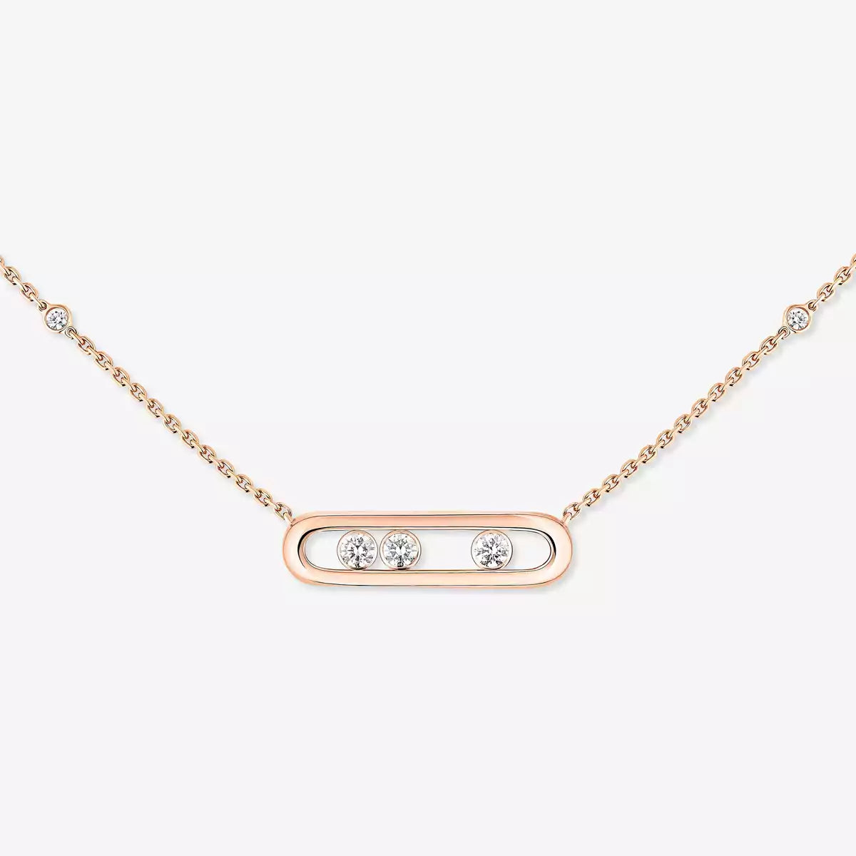 [Renovia Jewelry] Baby Move Gold Diamond Necklace