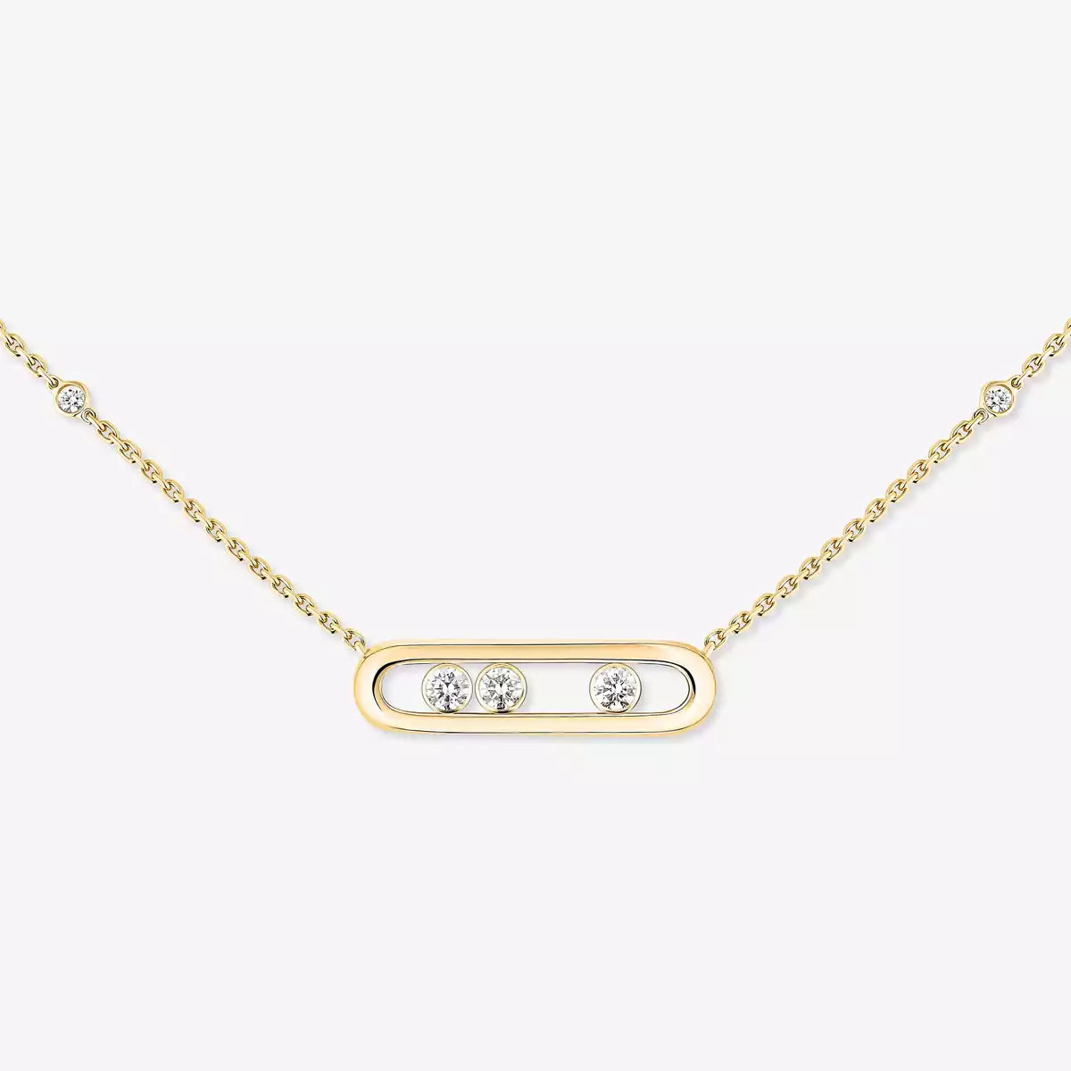[Renovia Jewelry] Baby Move Gold Diamond Necklace
