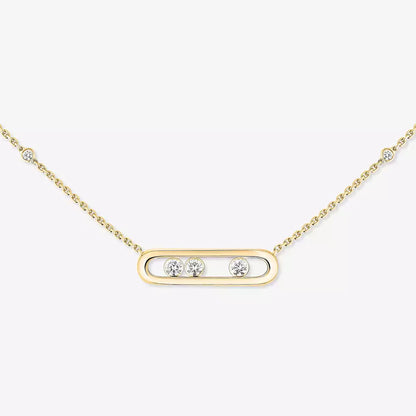 [Renovia Jewelry] Baby Move Gold Diamond Necklace