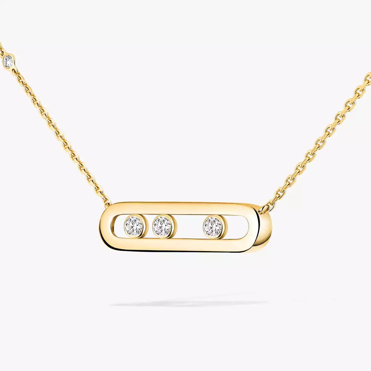 [Renovia Jewelry] Baby Move Gold Diamond Necklace