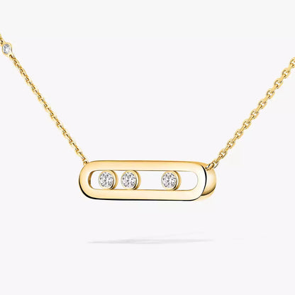 [Renovia Jewelry] Baby Move Gold Diamond Necklace