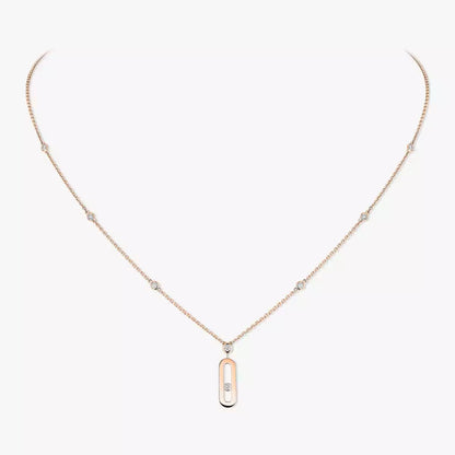 [Renovia Jewelry] Move Uno Gold Diamond Long Necklace