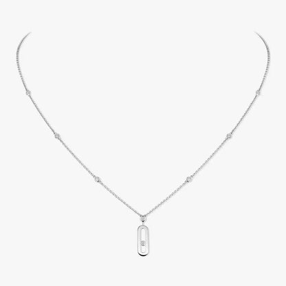 [Renovia Jewelry] Move Uno Gold Diamond Long Necklace