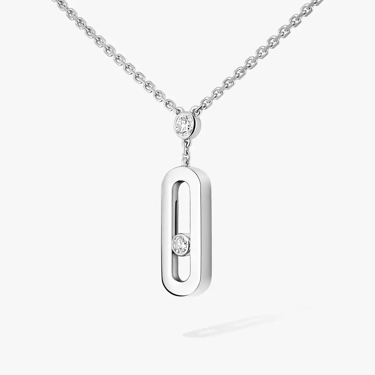 [Renovia Jewelry] Move Uno Gold Diamond Long Necklace