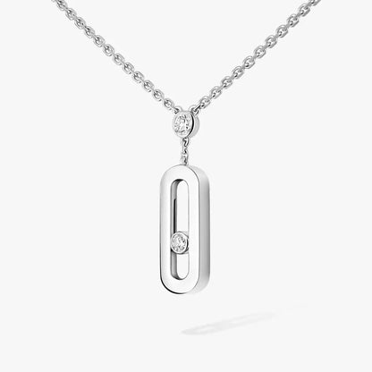 [Renovia Jewelry] Move Uno Gold Diamond Long Necklace