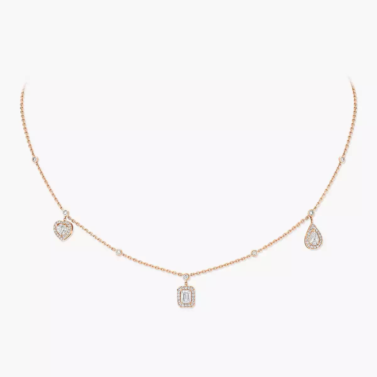 [Renovia Jewelry]My Twin Diamond Necklace in Silver
