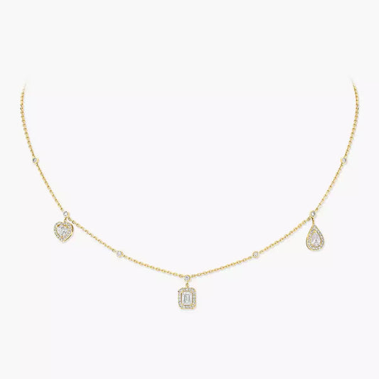 [Renovia Jewelry]My Twin Diamond Necklace in Silver