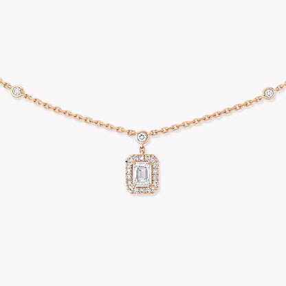 [Renovia Jewelry]My Twin Diamond Necklace in Silver