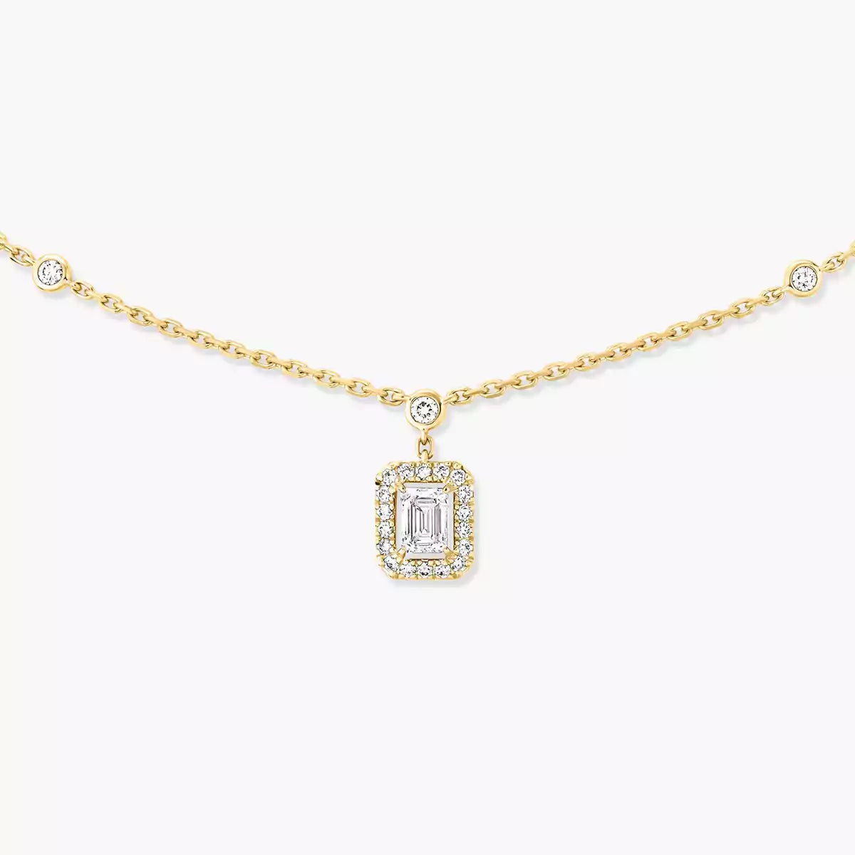 [Renovia Jewelry]My Twin Diamond Necklace in Silver