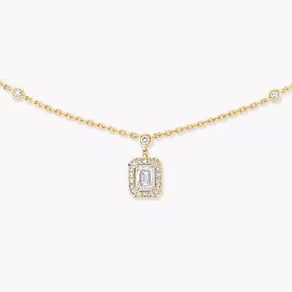 [Renovia Jewelry]My Twin Diamond Necklace in Silver