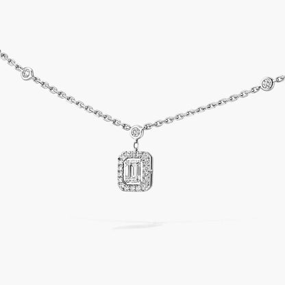 [Renovia Jewelry]My Twin Diamond Necklace in Silver