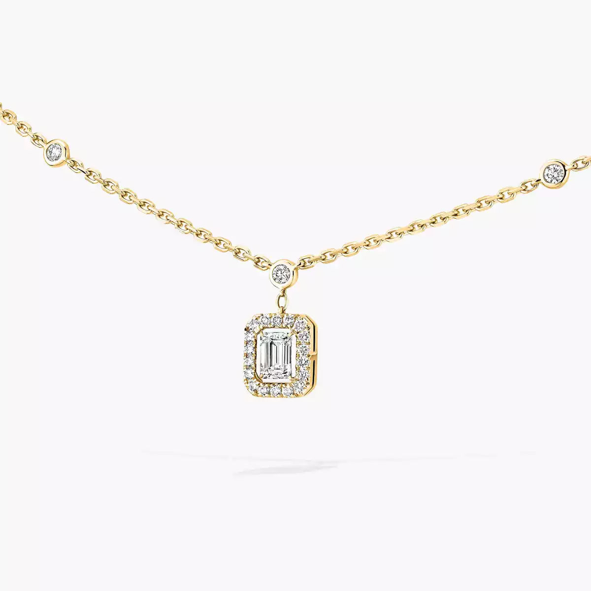 [Renovia Jewelry]My Twin Diamond Necklace in Silver