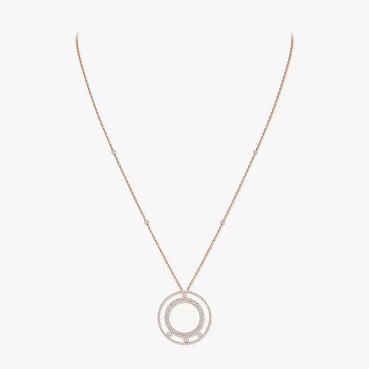 [Renovia Jewelry]Move Romane Long Pave_-Set Diamond Necklace