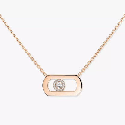 [Renovia Jewelry]So Move Diamond Necklace in Gold
