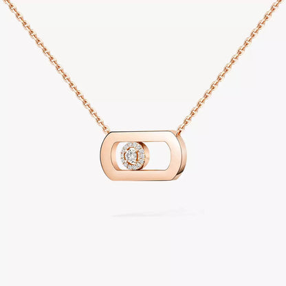 [Renovia Jewelry]So Move Diamond Necklace in Gold